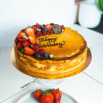 Baked Cheesecake mit Beeren