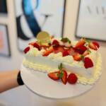 Vanille-Erdbeertorte