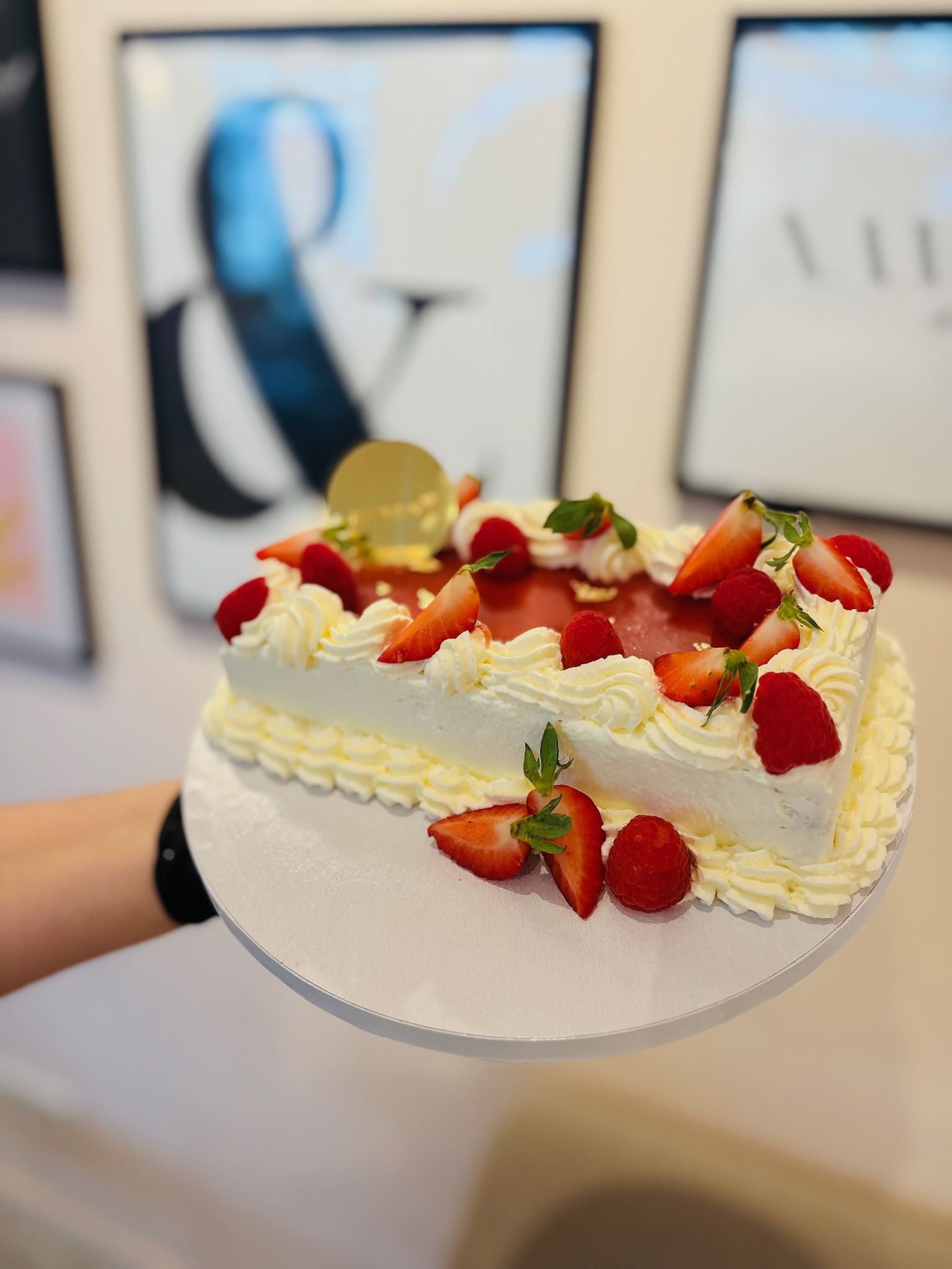Vanille-Erdbeertorte